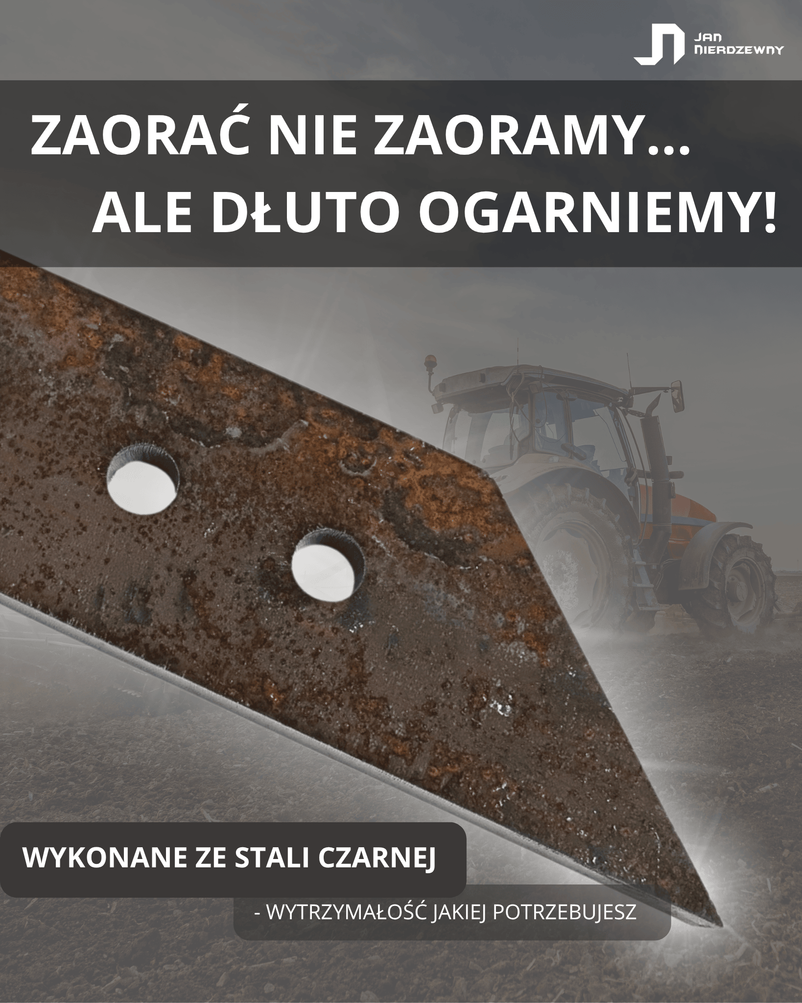 dłuto ze stali trudnościeralnej