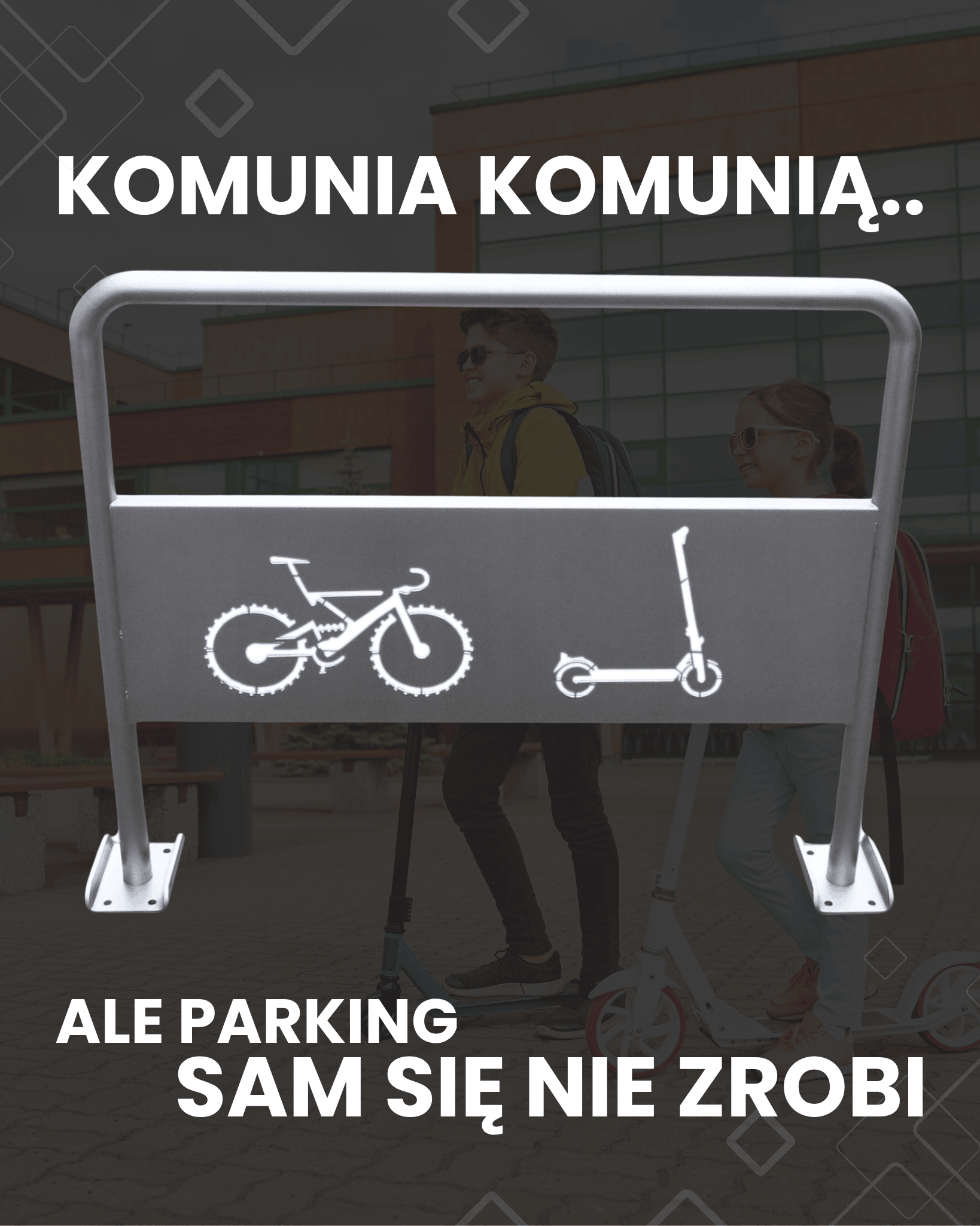 stojak na rowery i hulajnogi